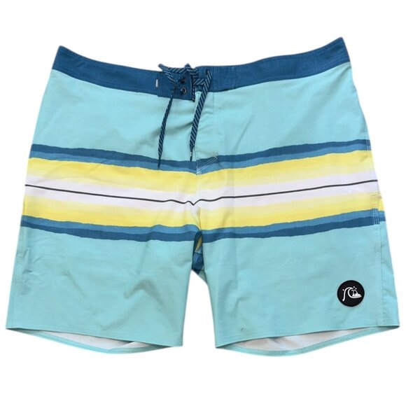 Quiksilver Highline Surfsilk Mens Swim Trunk Surf Boardshorts Size 38 Beachwear - Picture 1 of 10